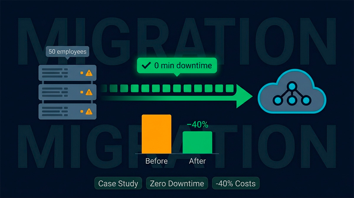 Case Study: Corporate Infrastructure Cloud Migration with Zero Downtime